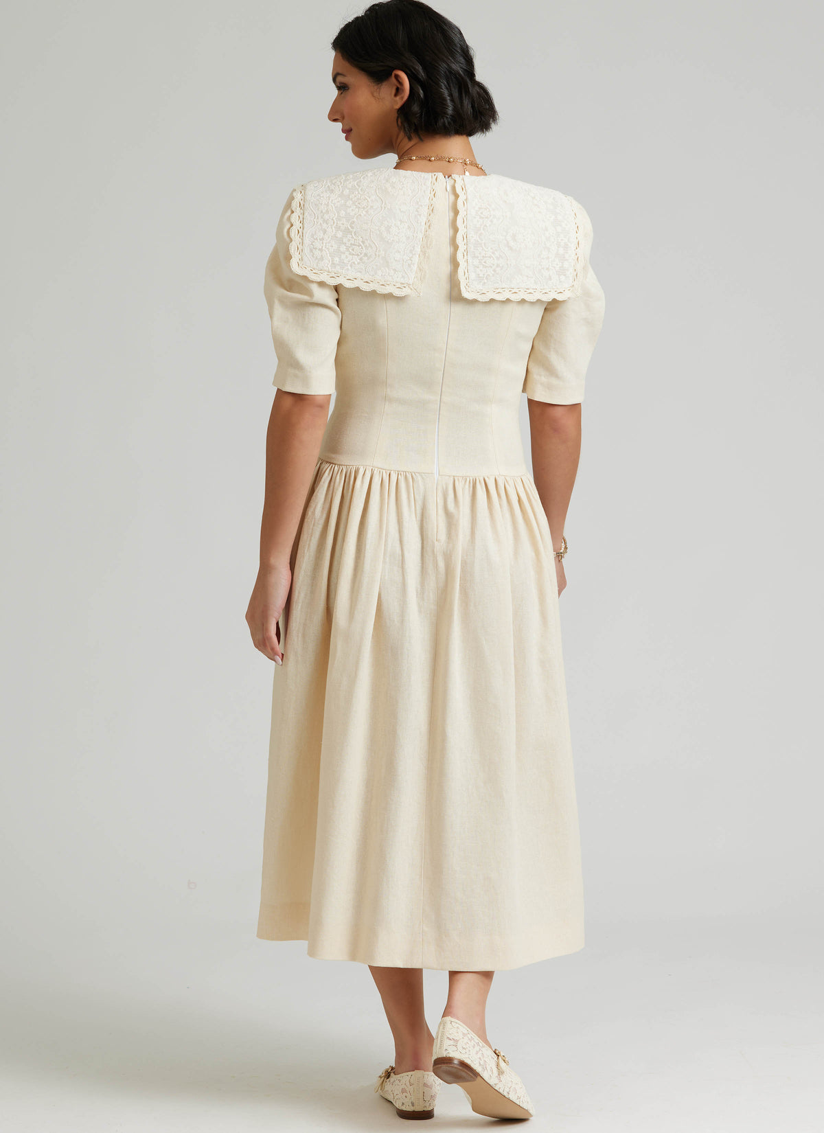 Simplicity S3216 vintage 1980s Gunne Sax dress pattern envelope