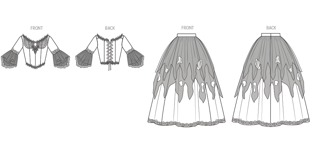 Simplicity S3228 women's costume pattern envelope