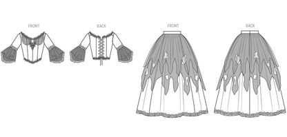 Simplicity S3228 women's costume pattern envelope
