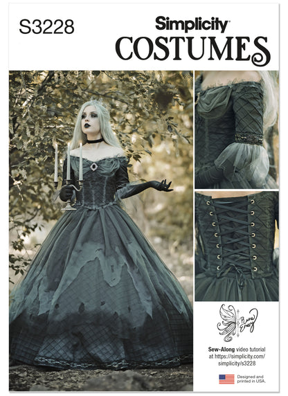 Simplicity S3228 women's costume pattern envelope