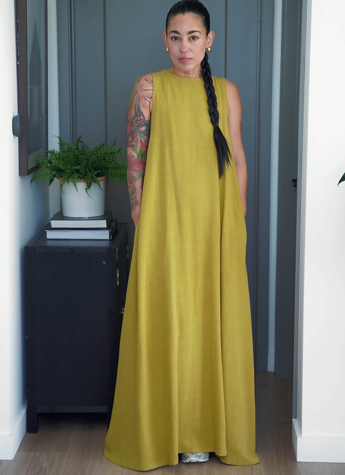 Simplicity S3230 sleeveless tent dress pattern envelope