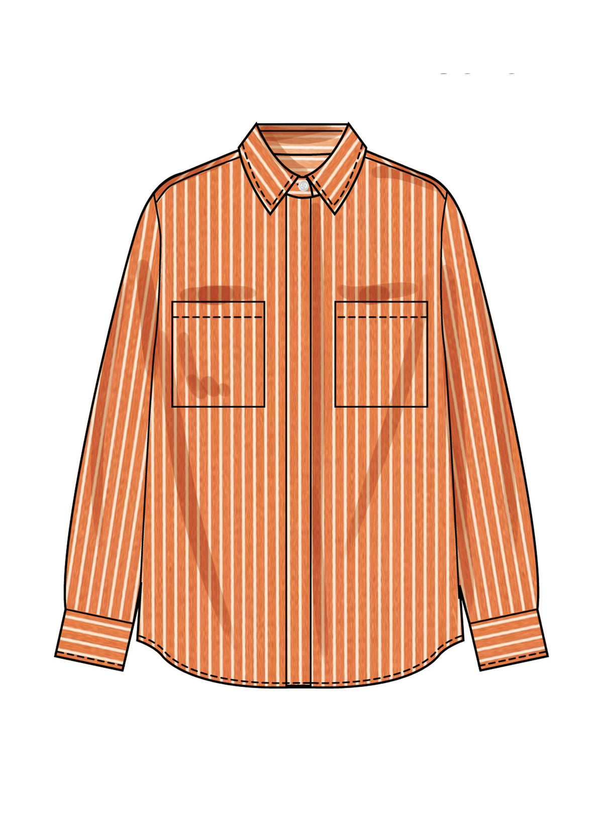 Simplicity S3232 loose-fit shirt pattern envelope