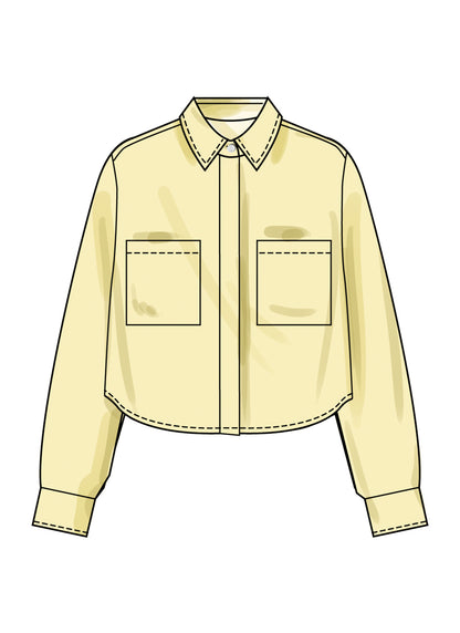 Simplicity S3232 loose-fit shirt pattern envelope