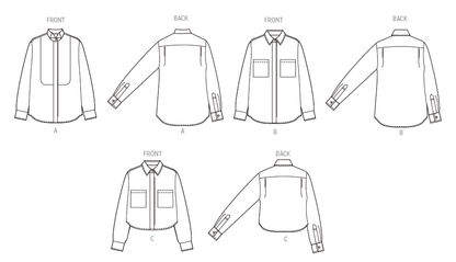 Simplicity S3232 loose-fit shirt pattern envelope