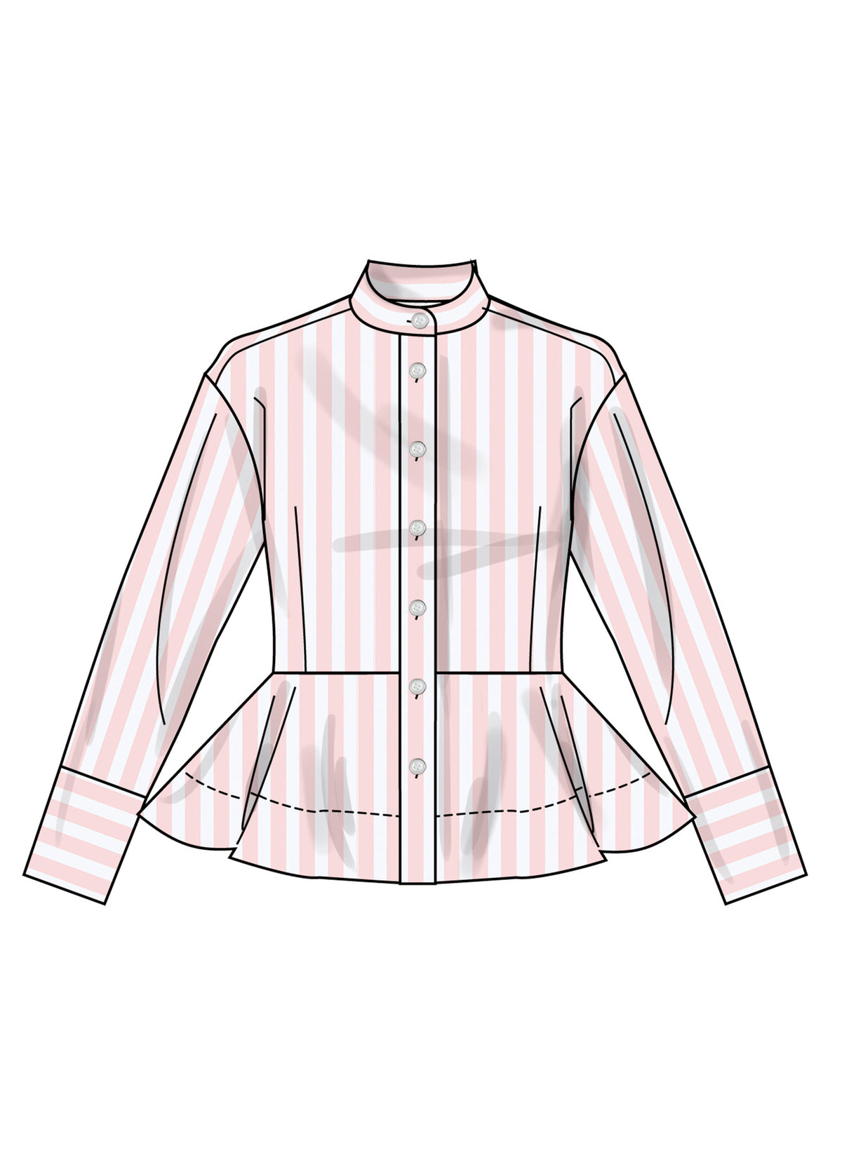 Simplicity S3234 collared shirt pattern envelope