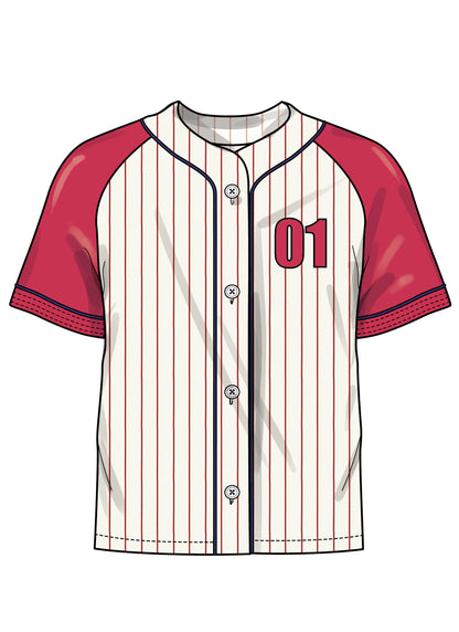 Simplicity S3241 sewing pattern envelope showing a baseball-style shirt