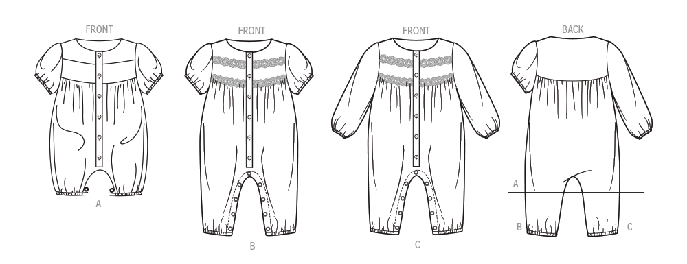 Simplicity S3242 sewing pattern envelope showing a jumpsuit or romper