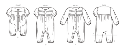 Simplicity S3242 sewing pattern envelope showing a jumpsuit or romper