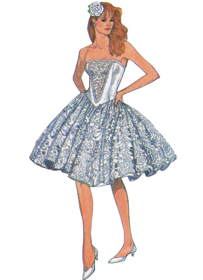 Simplicity S3247 sewing pattern envelope showing a dress