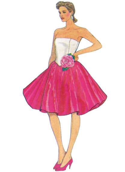 Simplicity S3247 sewing pattern envelope showing a dress
