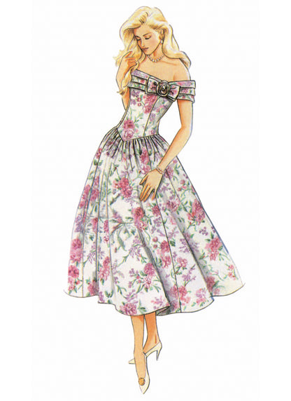 Simplicity S3248 sewing pattern envelope showing a dress