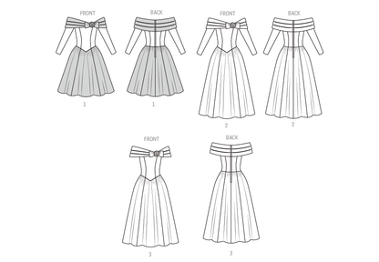 Simplicity S3248 sewing pattern envelope showing a dress
