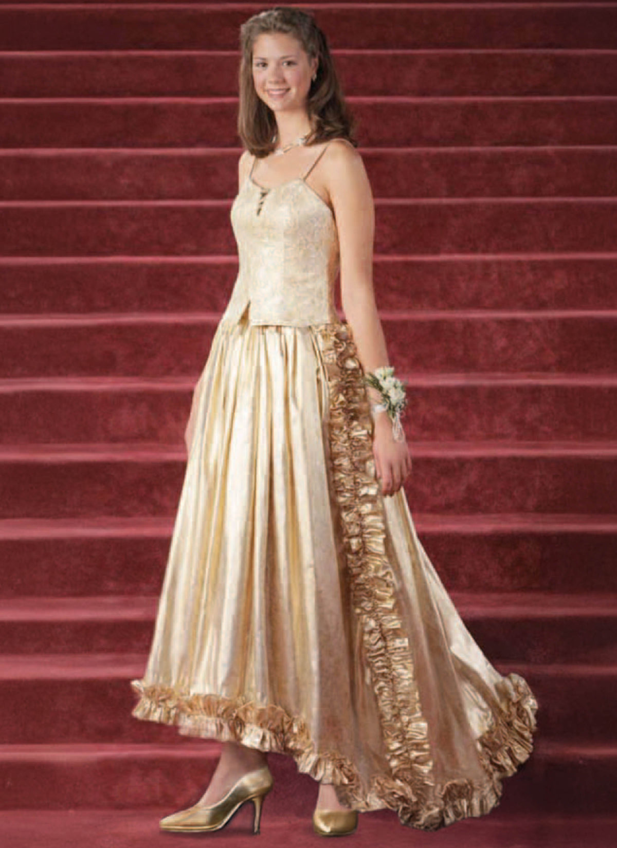 Simplicity S3249 sewing pattern envelope showing a two-piece dress