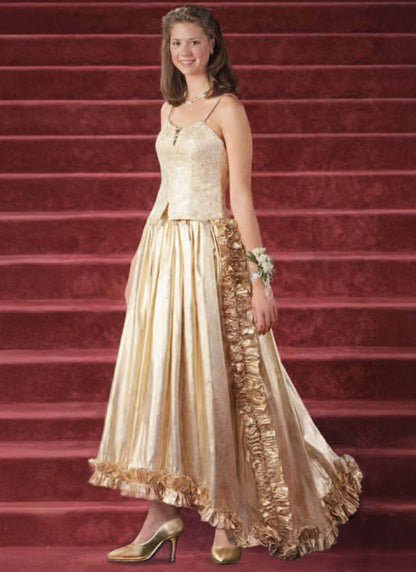 Simplicity S3249 sewing pattern envelope showing a two-piece dress
