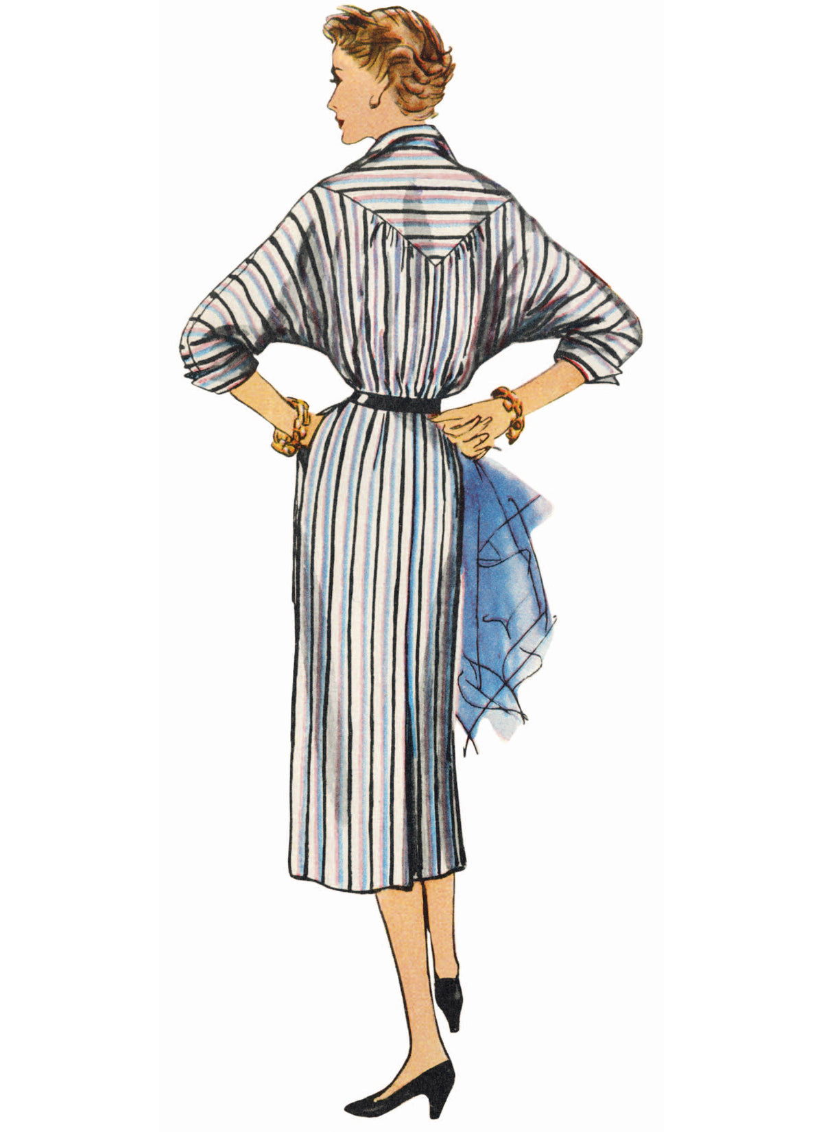Simplicity S3251 sewing pattern envelope showing a dress