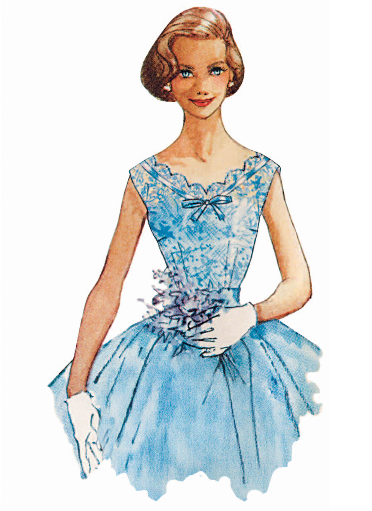 Simplicity S3252 sewing pattern envelope showing a blouse
