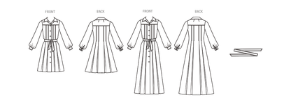 Simplicity S3254 sewing pattern envelope showing a dress