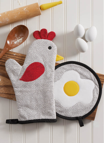 Simplicity S3260 sewing pattern envelope showing kitchen oven gloves and pot holders
