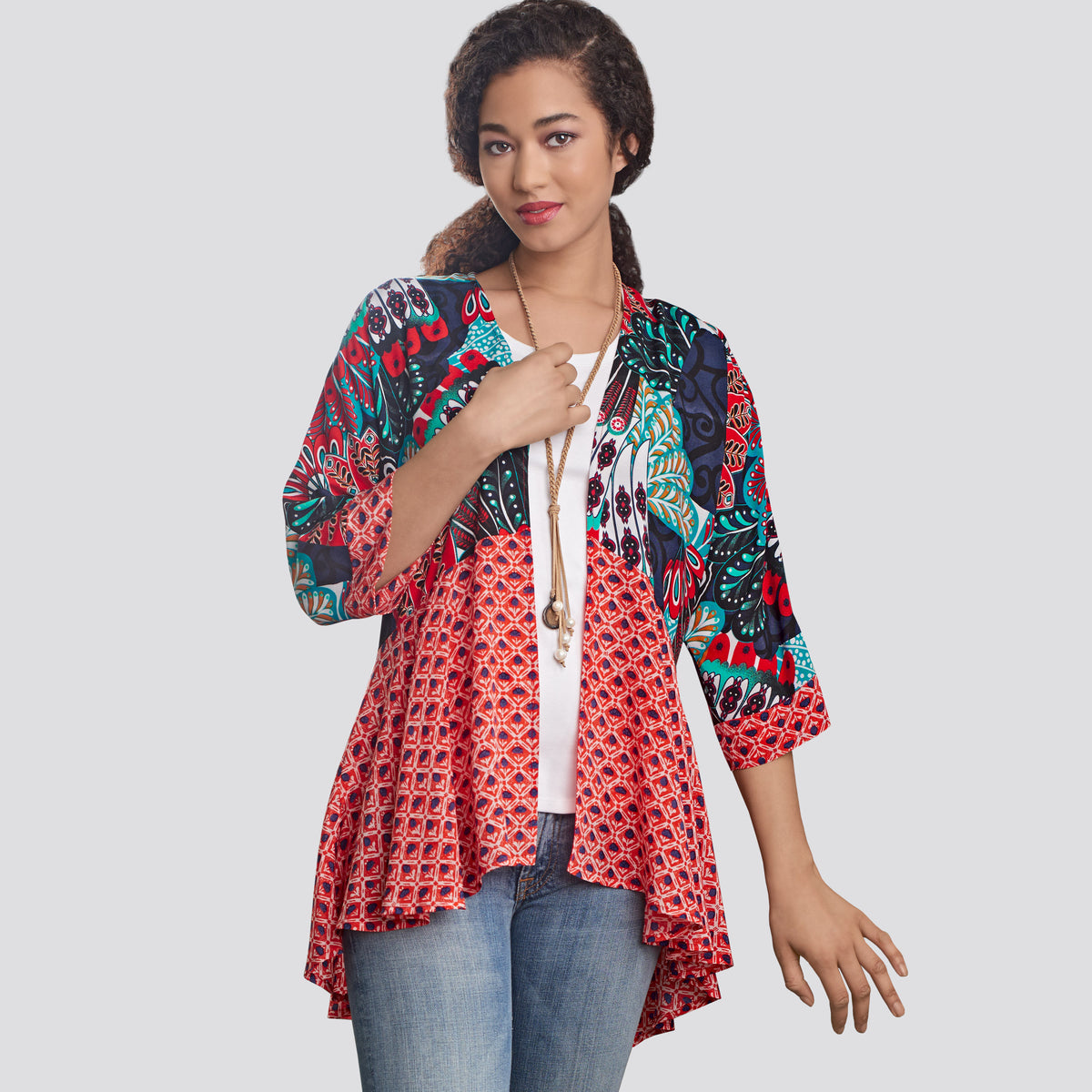 Simplicity S8172 sewing pattern envelope showing kimono jackets