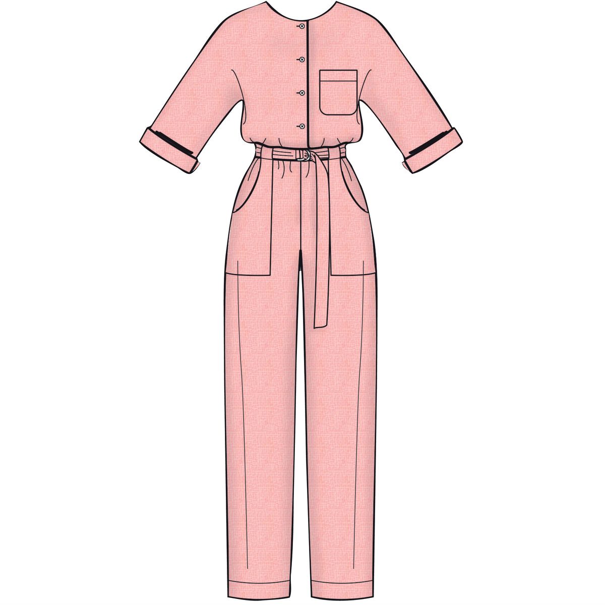 Simplicity S8907 sewing pattern envelope showing jumpsuit, playsuit and dress