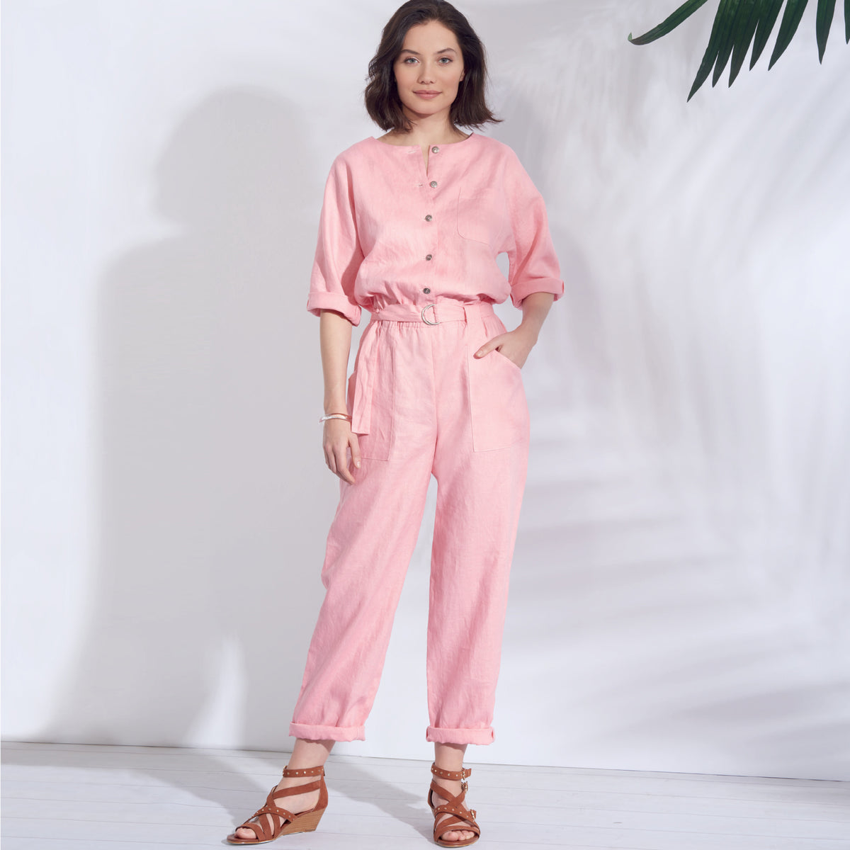 Simplicity S8907 sewing pattern envelope showing jumpsuit, playsuit and dress