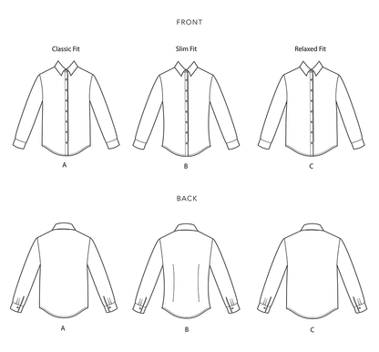 Simplicity S9056 sewing pattern envelope showing the Boys' Shirts designs