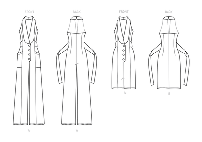 Simplicity S9097 sewing pattern envelope showing the Misses' Dress designs