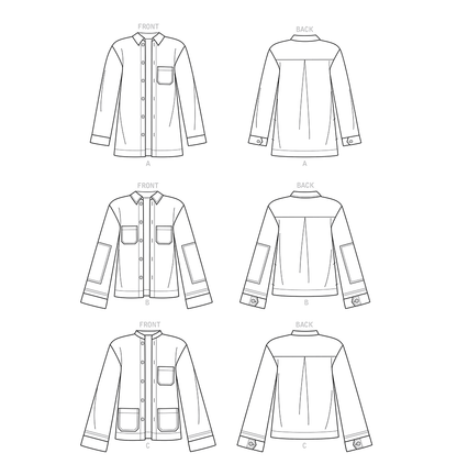 Simplicity S9239 sewing pattern envelope showing women's jackets