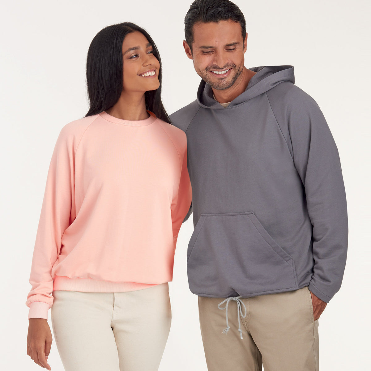 Simplicity S9240 sewing pattern envelope showing raglan top and hoodie