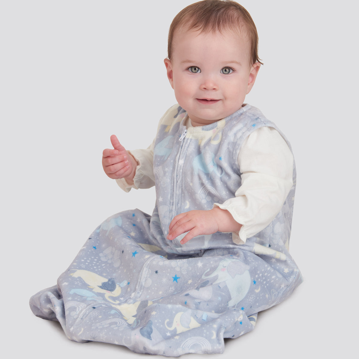 Simplicity S9242 sewing pattern envelope showing baby buntings and jumpsuit