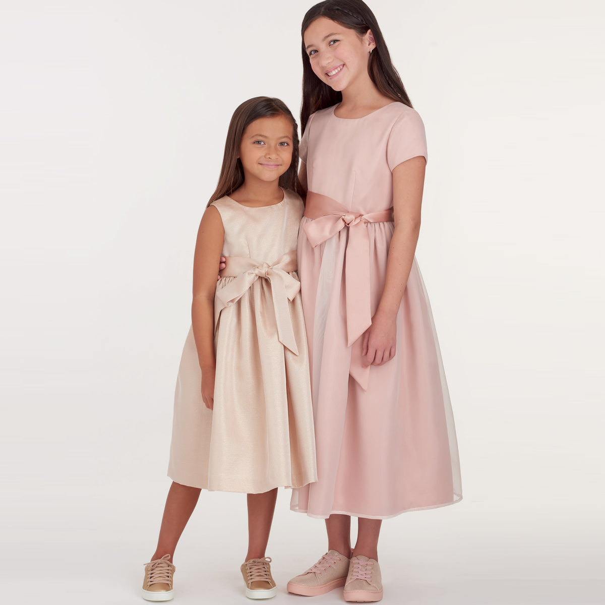 Simplicity S9246 sewing pattern envelope showing girls' dirndl dress