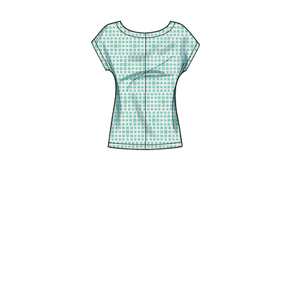 Simplicity sewing pattern S9263 envelope showing a dress, top and jacket