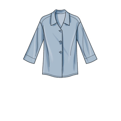 Simplicity sewing pattern S9270 envelope showing a shirt with trousers or shorts