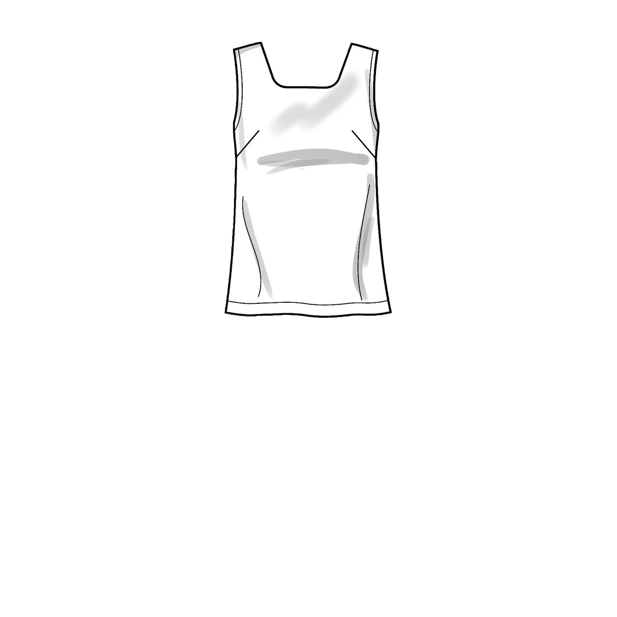 Simplicity sewing pattern S9271 envelope showing a jacket, tank top and trousers