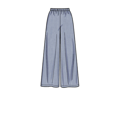 Simplicity sewing pattern S9271 envelope showing a jacket, tank top and trousers