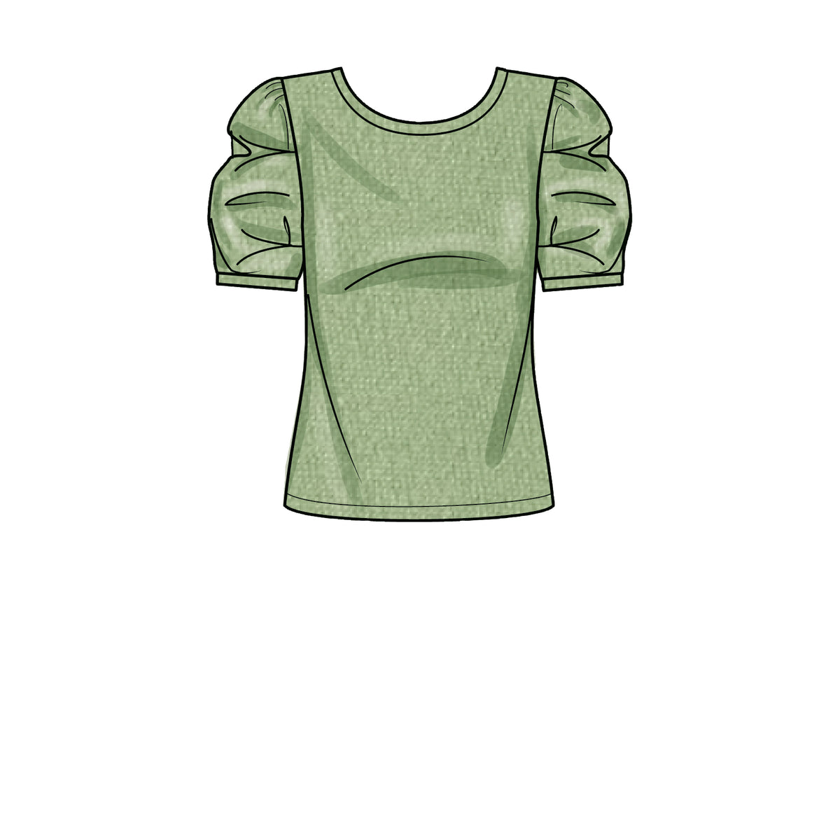 Simplicity sewing pattern S9273 envelope showing knit tops