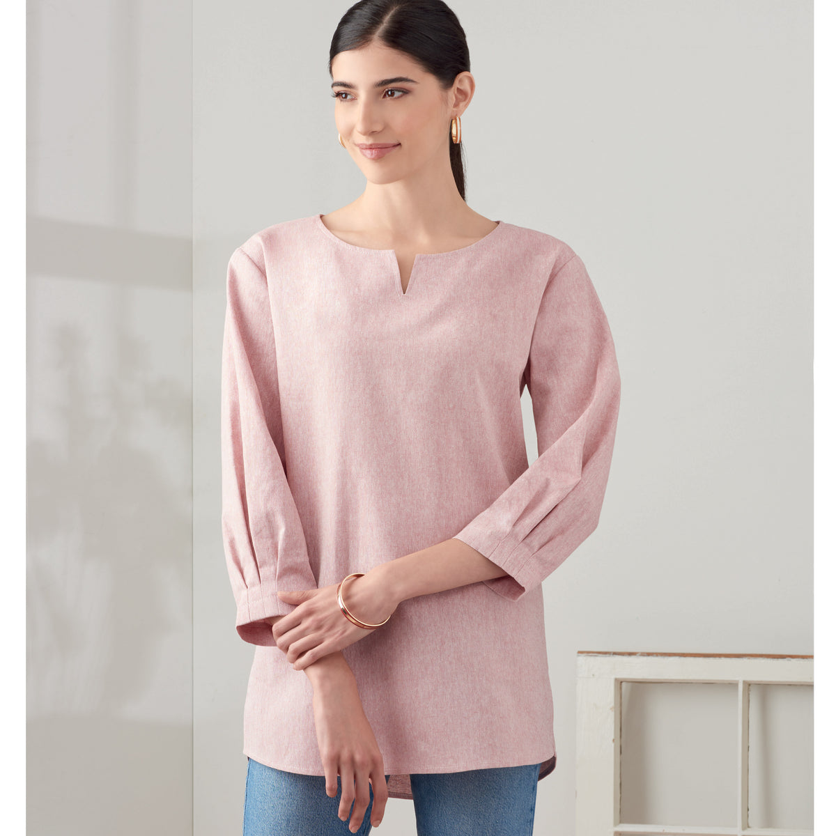 Simplicity sewing pattern S9274 envelope showing drop shoulder tops