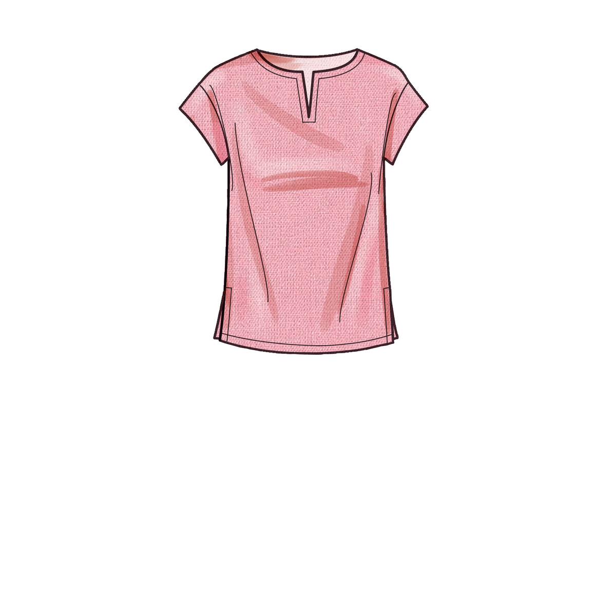 Simplicity sewing pattern S9274 envelope showing drop shoulder tops