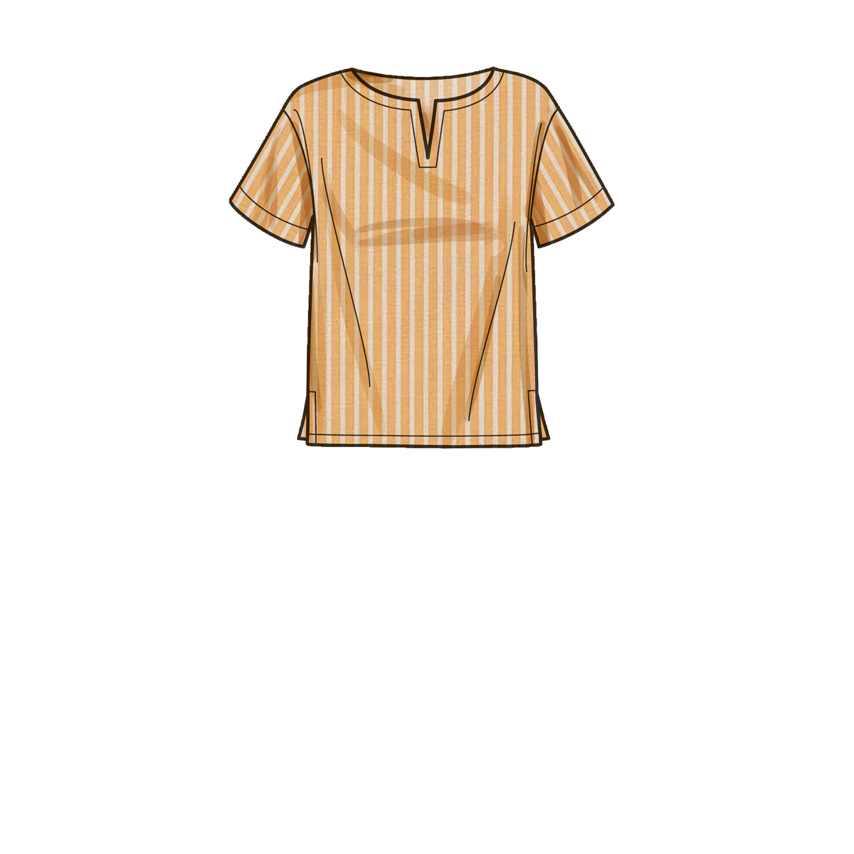 Simplicity sewing pattern S9274 envelope showing drop shoulder tops