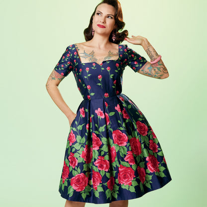 Simplicity S9294 sewing pattern envelope showing misses' dress designs