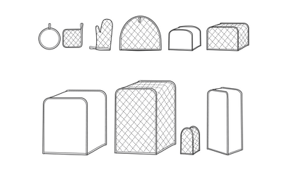 Simplicity S9303 sewing pattern envelope showing kitchen accessories designs