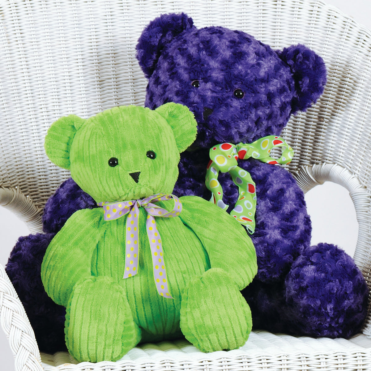 Simplicity S9307 sewing pattern envelope showing stuffed toys designs
