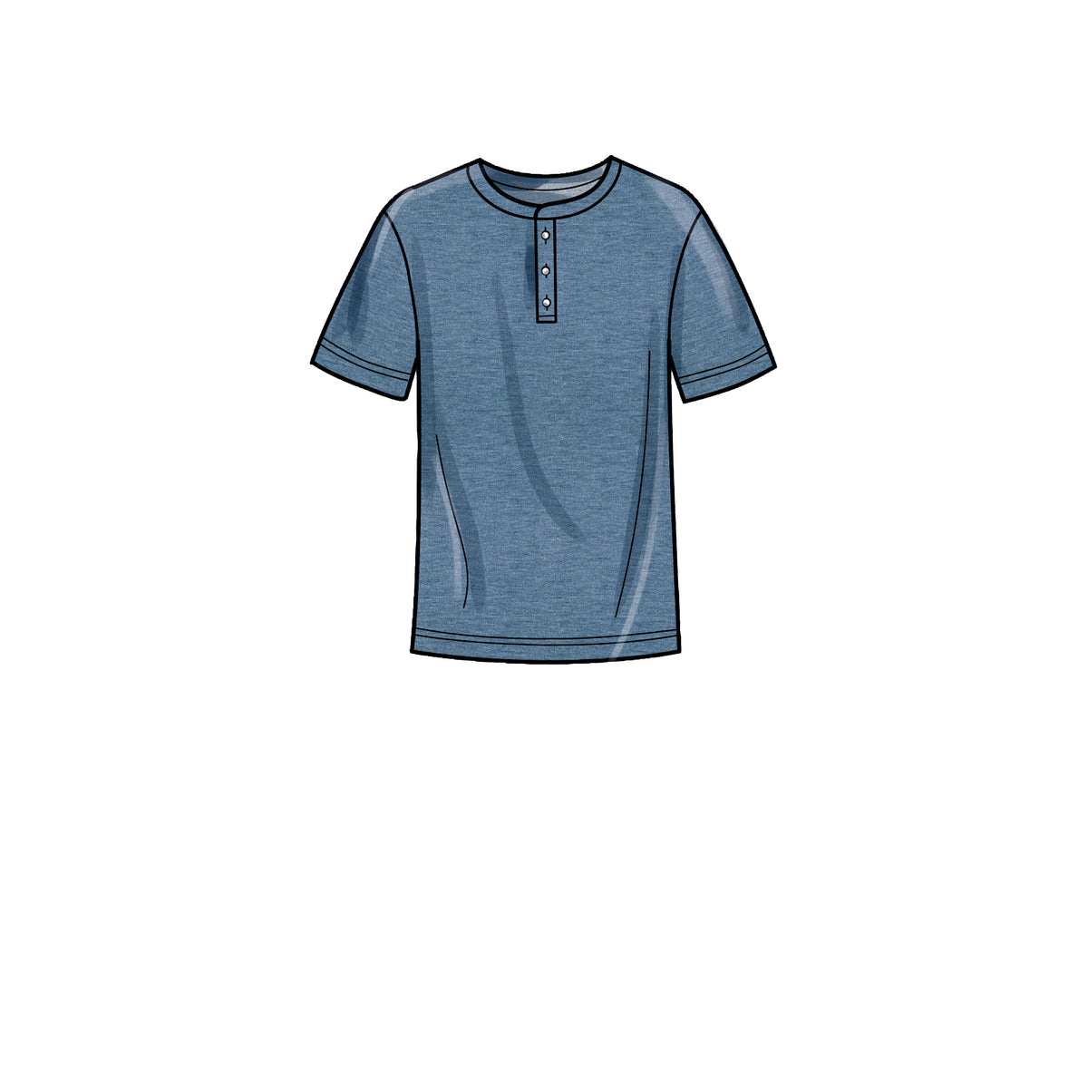 Simplicity S9315 sewing pattern envelope showing men's & boys' casual wear designs