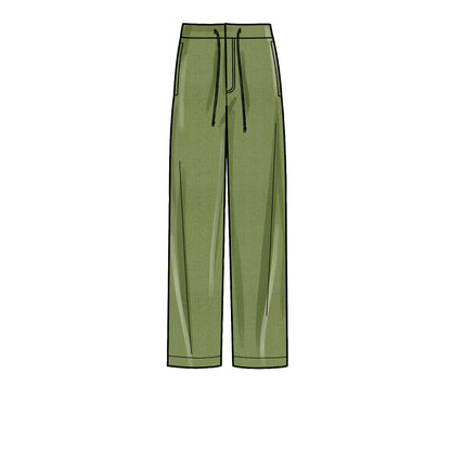 Simplicity S9315 sewing pattern envelope showing men's & boys' casual wear designs