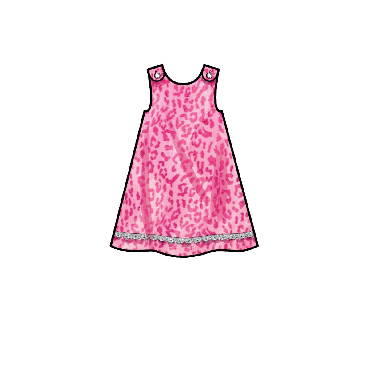 Simplicity S9318 sewing pattern envelope showing toddler casual wear designs