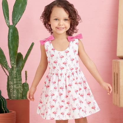 Simplicity S9319 sewing pattern envelope showing toddler casual wear designs