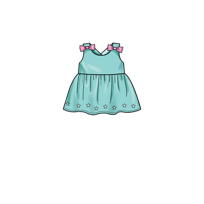 Simplicity S9319 sewing pattern envelope showing toddler casual wear designs