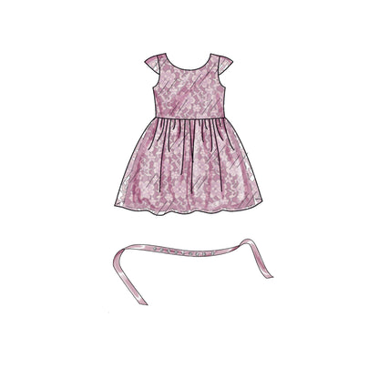 Simplicity S9320 sewing pattern envelope showing child's dress designs