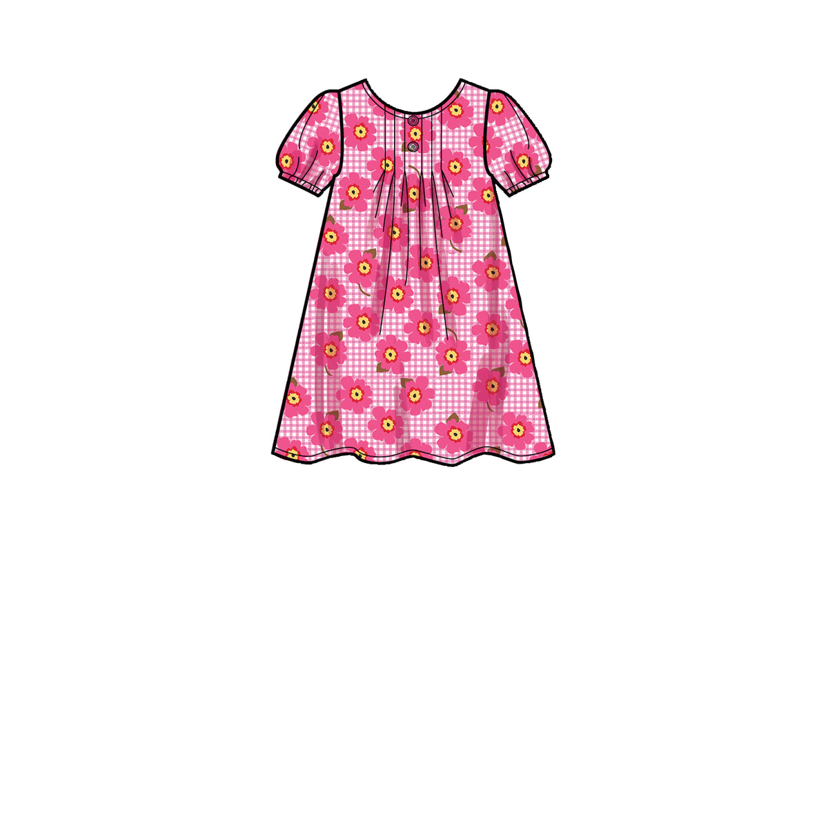Simplicity S9321 sewing pattern envelope showing child's casual wear designs