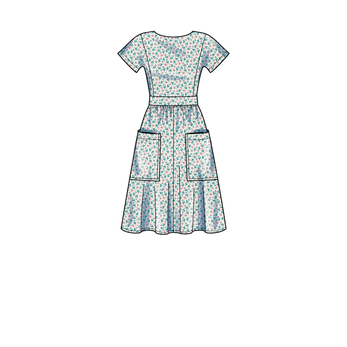 Simplicity S9324 sewing pattern envelope showing misses' dress designs